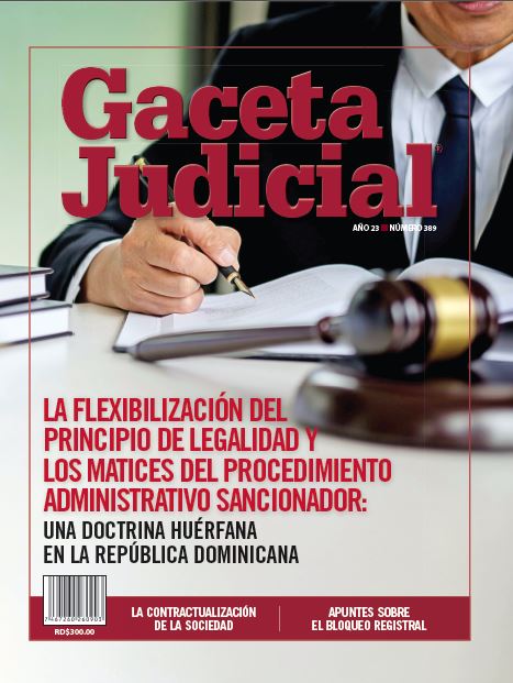 Portada Revista Gaceta Judicial núm. 389