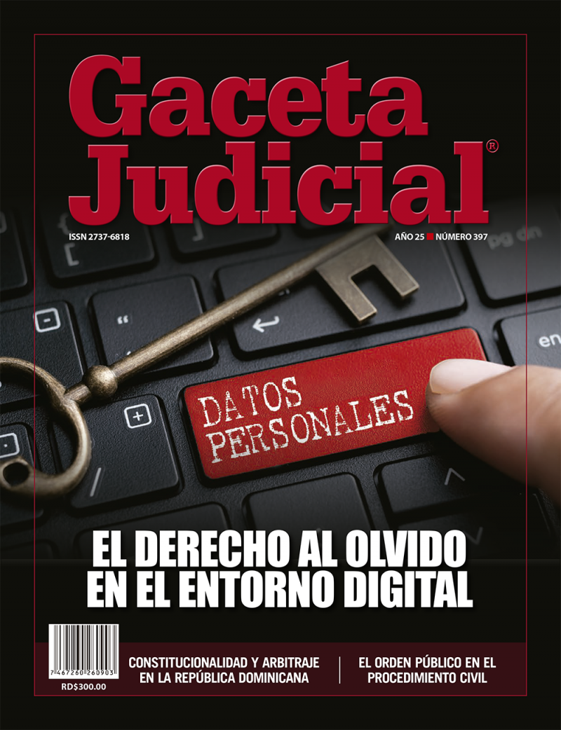 Portada Revista Gaceta Judicial núm. 397